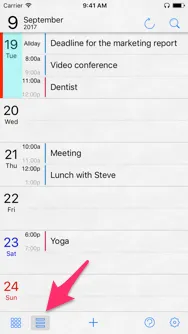 List View